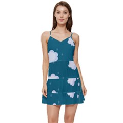Clouds Short Frill Dress by nateshop