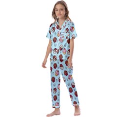 Cupcake Kids  Satin Short Sleeve Pajamas Set by nateshop
