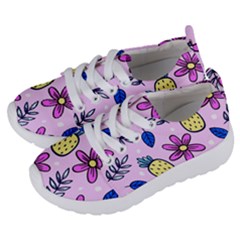 Flowers Purple Kids  Lightweight Sports Shoes by nateshop