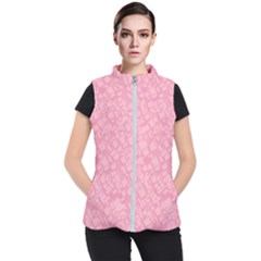 Pink Women s Puffer Vest by nateshop