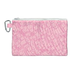 Pink Canvas Cosmetic Bag (large) by nateshop