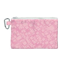 Pink Canvas Cosmetic Bag (medium) by nateshop