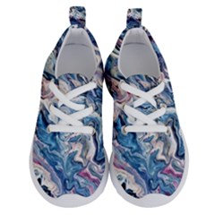 Abstract Waves Running Shoes by kaleidomarblingart