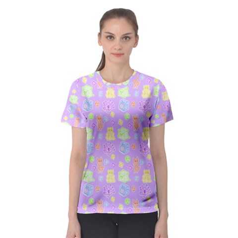 Dungeons And Cuties Women s Sport Mesh Tee by thePastelAbomination
