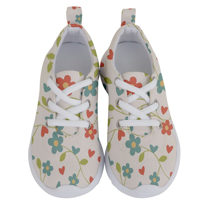  Background Colorful Floral Flowers Running Shoes