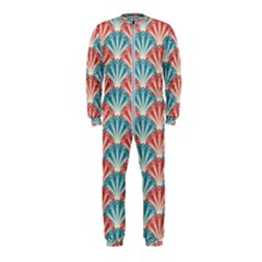 Seamless-patter-peacock Onepiece Jumpsuit (kids) by nateshop