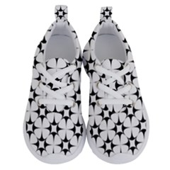 Star-white Triangle Running Shoes by nateshop