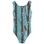 Winter Kids  Cut-Out Back One Piece Swimsuit
