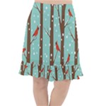 Winter Fishtail Chiffon Skirt