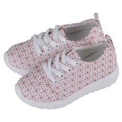 Pattern Christmas Pattern Red Stars Kids  Lightweight Sports Shoes by Sapixe