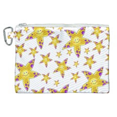 Isolated Transparent Starfish Canvas Cosmetic Bag (xl)