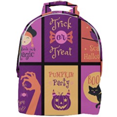 Halloween Cute Cartoon Mini Full Print Backpack by Sapixe