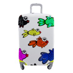 Fish Fishes Marine Life Swimming Water Luggage Cover (small)