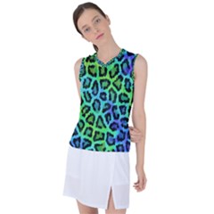Paper-green-tiger Women s Sleeveless Sports Top by nateshop