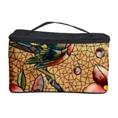 Flower Cubism Mosaic Vintage Cosmetic Storage by Sapixe