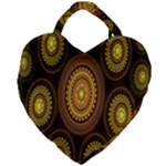 Fractal Giant Heart Shaped Tote