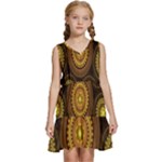Fractal Kids  Sleeveless Tiered Mini Dress