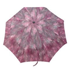 Abstract-pink Folding Umbrellas by nateshop
