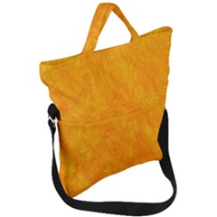 Background-yellow Fold Over Handle Tote Bag by nateshop