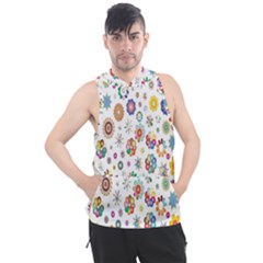  Background Chromatic Colorful Men s Sleeveless Hoodie by artworkshop
