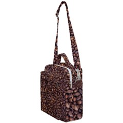 Coffee Beans Food Texture Crossbody Day Bag by artworkshop