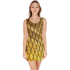 Chain Link Fence  Bodycon Dress by artworkshop