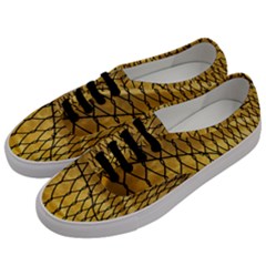 Chain Link Fence  Men s Classic Low Top Sneakers by artworkshop
