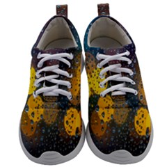 Bokeh Raindrops Window  Mens Athletic Shoes by artworkshop