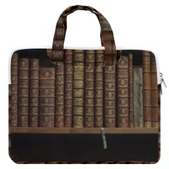Books Covers Book Case Old Library Macbook Pro 13  Double Pocket Laptop Bag by Amaryn4rt