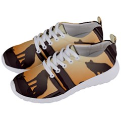 Vectors Painting Wolves Nature Forest Men s Lightweight Sports Shoes by Amaryn4rt