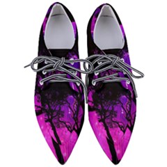 Tree Men Space Universe Surreal Pointed Oxford Shoes by Amaryn4rt