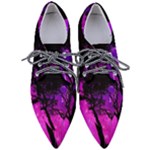Tree Men Space Universe Surreal Pointed Oxford Shoes