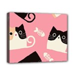 Cat Pattern Backgroundpet Canvas 10  x 8  (Stretched)