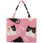 Cat Pattern Backgroundpet Mini Tote Bag
