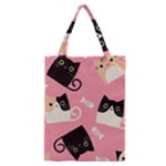Cat Pattern Backgroundpet Classic Tote Bag