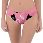Cat Pattern Backgroundpet Reversible Classic Bikini Bottoms