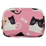 Cat Pattern Backgroundpet Make Up Pouch (Small)