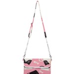 Cat Pattern Backgroundpet Mini Crossbody Handbag