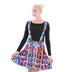 Abstract Background Blur Suspender Skater Skirt by artworkshop