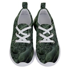 Leaves Water Drops Green  Running Shoes by artworkshop