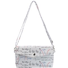 Math Formula Pattern Removable Strap Clutch Bag by Wegoenart