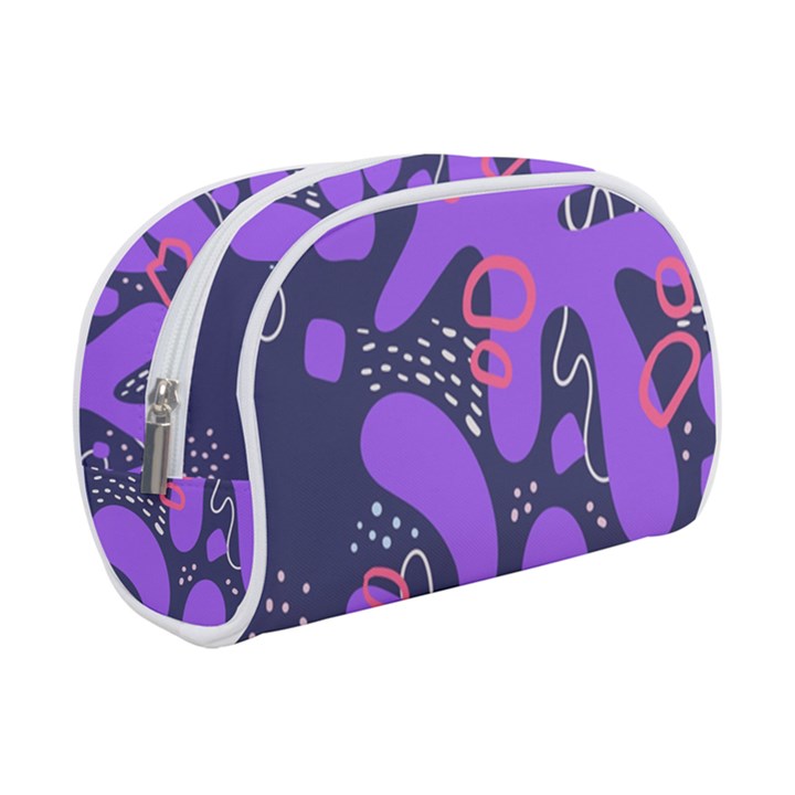 Abstract Background Shape Shapes Make Up Case (Small)