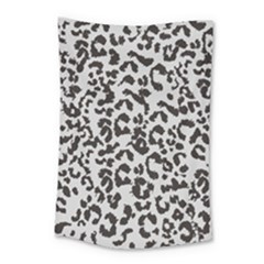 Grey And Black Jaguar Dots Small Tapestry by ConteMonfrey