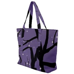 Moon Night Fantasy Dark Love Zip Up Canvas Bag by Wegoenart