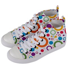 Wallpaper Women s Mid-top Canvas Sneakers by nateshop