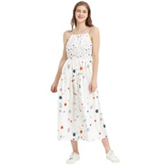 Background-round Spots Boho Sleeveless Summer Dress