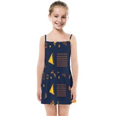Abstract-geometric Kids  Summer Sun Dress by nateshop