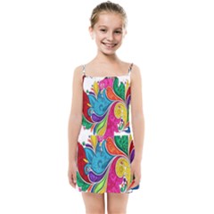 Im Fourth Dimension Colour 30 Kids  Summer Sun Dress by imanmulyana