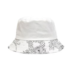 Im Fourth Dimension Black White 34 Inside Out Bucket Hat by imanmulyana