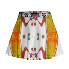 Im Fourth Dimension Colour 36 Mini Flare Skirt by imanmulyana